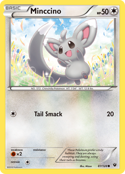 Minccino, Fates Collide #87, Pokémon TCG card