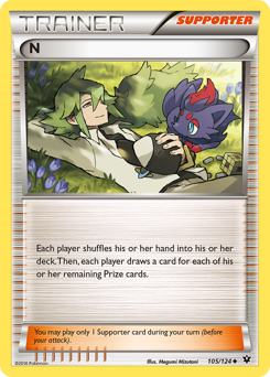N, Fates Collide #105, Pokémon TCG card
