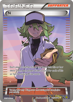 N, Fates Collide #105a, Pokémon TCG card
