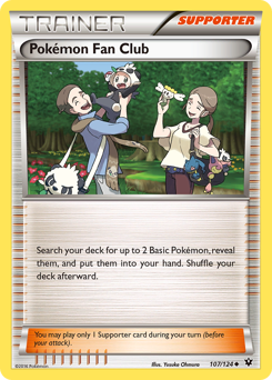 Pokémon Fan Club, Fates Collide #107, Pokémon TCG card