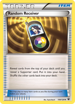 Random Receiver, Fates Collide #109, Pokémon TCG card