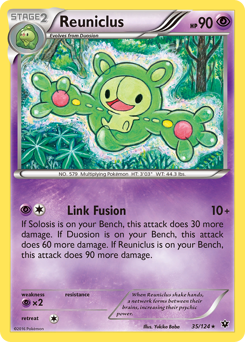 Reuniclus, Fates Collide #35, Pokémon TCG card