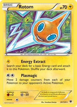 Rotom, Fates Collide #24, Pokémon TCG card