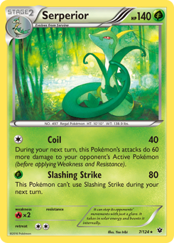 Serperior, Fates Collide #7, Pokémon TCG card
