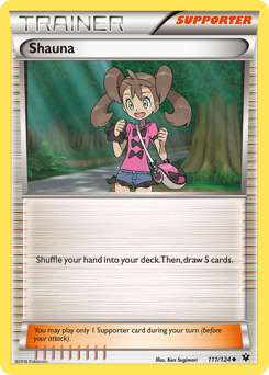 Shauna, Fates Collide #111, Pokémon TCG card