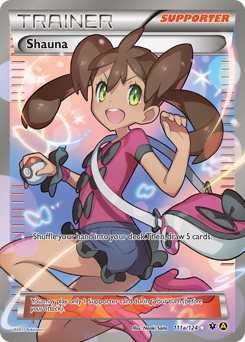 Shauna, Fates Collide #111a, Pokémon TCG card