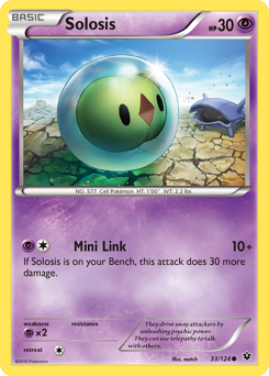 Solosis, Fates Collide #33, Pokémon TCG card