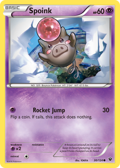 Spoink, Fates Collide #30, Pokémon TCG card