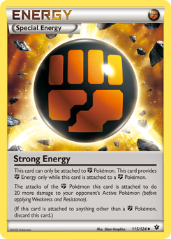 Strong Energy, Fates Collide #115, Pokémon TCG card