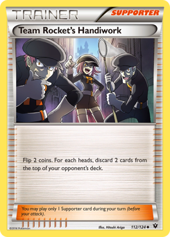 Team Rocket's Handiwork, Fates Collide #112, Pokémon TCG card