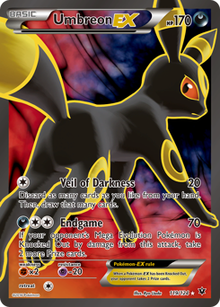 Umbreon-EX, Fates Collide #119, Pokémon TCG card