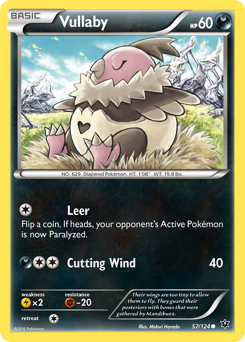 Vullaby, Fates Collide #57, Pokémon TCG card