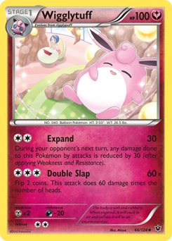 Wigglytuff, Fates Collide #66, Pokémon TCG card