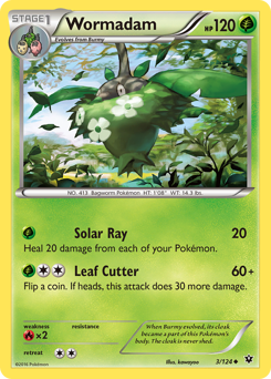 Wormadam, Fates Collide #3, Pokémon TCG card
