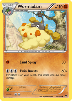 Wormadam, Fates Collide #44, Pokémon TCG card