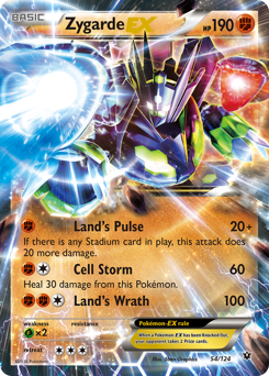 Zygarde-EX, Fates Collide #54, Pokémon TCG card