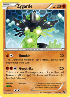 Zygarde, Fates Collide #53, Pokémon TCG card
