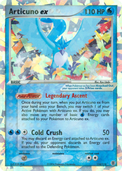 Articuno ex, FireRed & LeafGreen #114, Pokémon TCG card