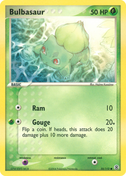 Bulbasaur, FireRed & LeafGreen #55, Pokémon TCG card