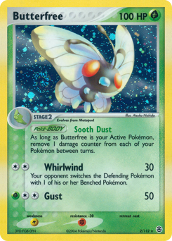 Butterfree, FireRed & LeafGreen #2, Pokémon TCG card