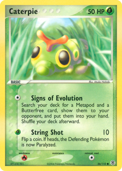 Caterpie, FireRed & LeafGreen #56, Pokémon TCG card