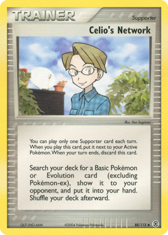 Celio's Network, FireRed & LeafGreen #88, Pokémon TCG card