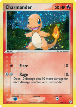 Charmander, FireRed & LeafGreen #113, Pokémon TCG card
