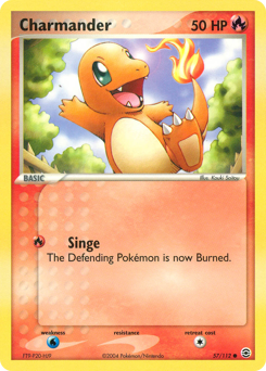 Charmander, FireRed & LeafGreen #57, Pokémon TCG card