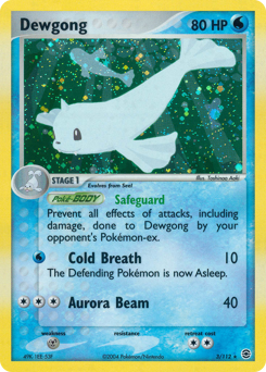 Dewgong, FireRed & LeafGreen #3, Pokémon TCG card