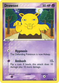 Drowzee, FireRed & LeafGreen #32, Pokémon TCG card
