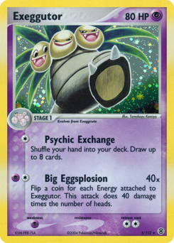 Exeggutor, FireRed & LeafGreen #5, Pokémon TCG card