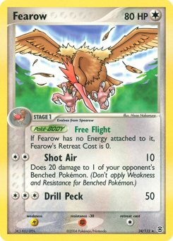 Fearow, FireRed & LeafGreen #24, Pokémon TCG card