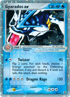 Gyarados ex, FireRed & LeafGreen #109, Pokémon TCG card