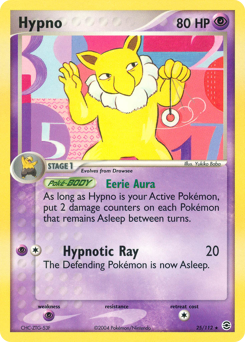Hypno, FireRed & LeafGreen #25, Pokémon TCG card