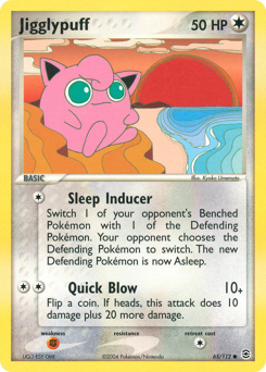Jigglypuff, FireRed & LeafGreen #65, Pokémon TCG card