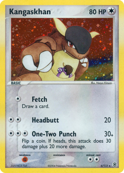 Kangaskhan, FireRed & LeafGreen #6, Pokémon TCG card