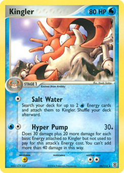 Kingler, FireRed & LeafGreen #26, Pokémon TCG card