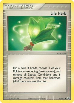 Life Herb, FireRed & LeafGreen #93, Pokémon TCG card