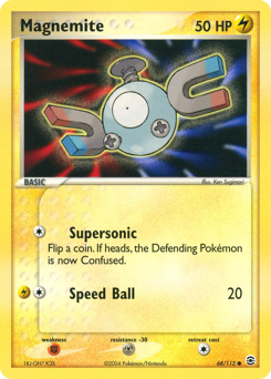 Magnemite, FireRed & LeafGreen #68, Pokémon TCG card