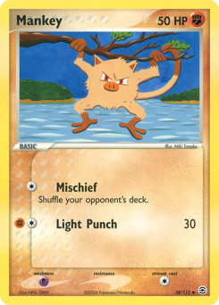 Mankey, FireRed & LeafGreen #38, Pokémon TCG card