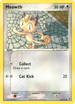 Meowth, FireRed & LeafGreen #69, Pokémon TCG card