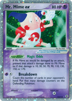 Mr. Mime ex, FireRed & LeafGreen #110, Pokémon TCG card