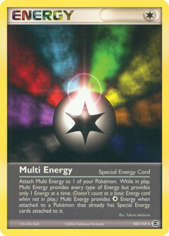 Multi Energy, FireRed & LeafGreen #103, Pokémon TCG card