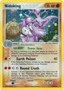 Nidoking, FireRed & LeafGreen #8, Pokémon TCG card