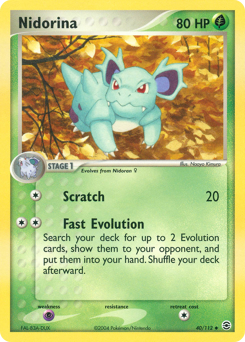 Nidorina, FireRed & LeafGreen #40, Pokémon TCG card