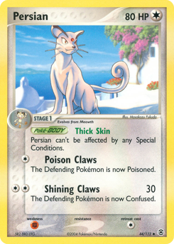 Persian, FireRed & LeafGreen #44, Pokémon TCG card