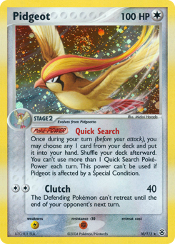 Pidgeot, FireRed & LeafGreen #10, Pokémon TCG card