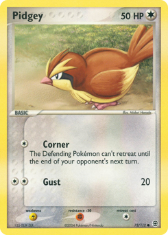 Pidgey, FireRed & LeafGreen #73, Pokémon TCG card