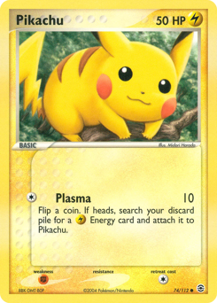 Pikachu, FireRed & LeafGreen #74, Pokémon TCG card