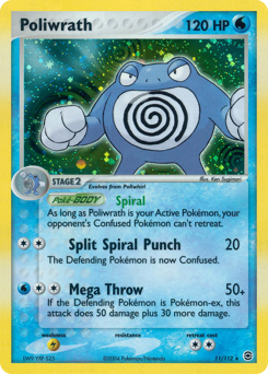 Poliwrath, FireRed & LeafGreen #11, Pokémon TCG card